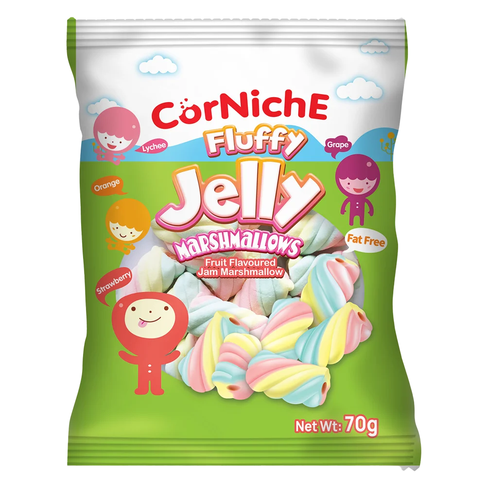 Kẹo Fluffy Jelly Marshmallow 70g