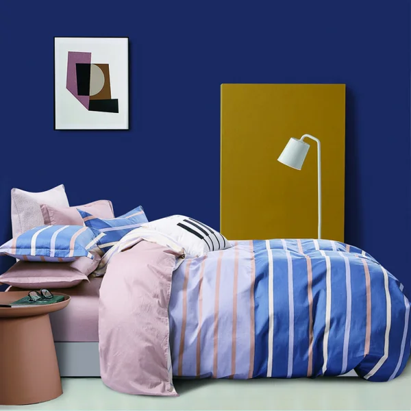 Bộ 5 món drap, áo gối và mền chần NIN Collins B2201_NH014 (180x200+30cm)