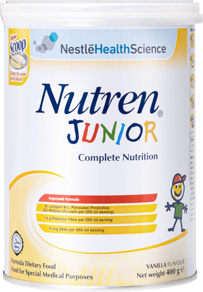 Thực phẩm dinh dưỡng y học Nutren JUNIOR 400g (1-10 tuổi)
