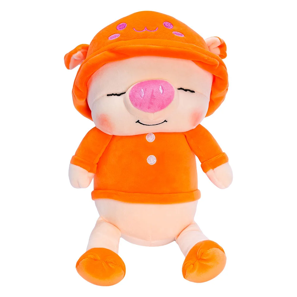 Thú bông Heo Đội Nón Áo Thêu (TM) *Sản phẩm giao màu ngẫu nhiên*