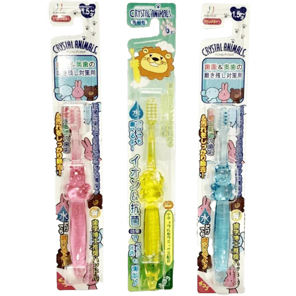 Bàn chải đánh răng hình thú (giao màu ngẫu nhiên)