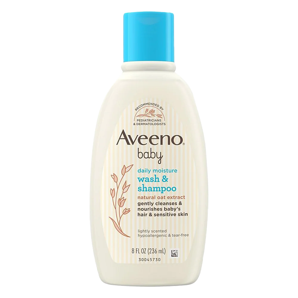 Combo 2 Sữa tắm gội toàn thân cho bé Aveeno Baby Lightly Scented 236ml