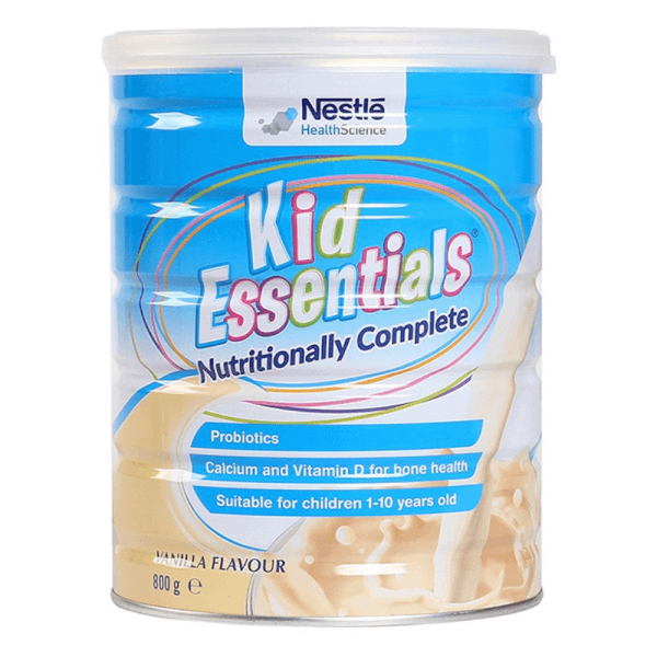 Thực phẩm dinh dưỡng y học Kid Essentials Australia 850g hương vani (1-10 tuổi)