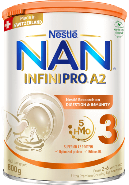 Combo 3 Sữa NAN INFINIPRO A2 800g số 3 (2-6 tuổi)