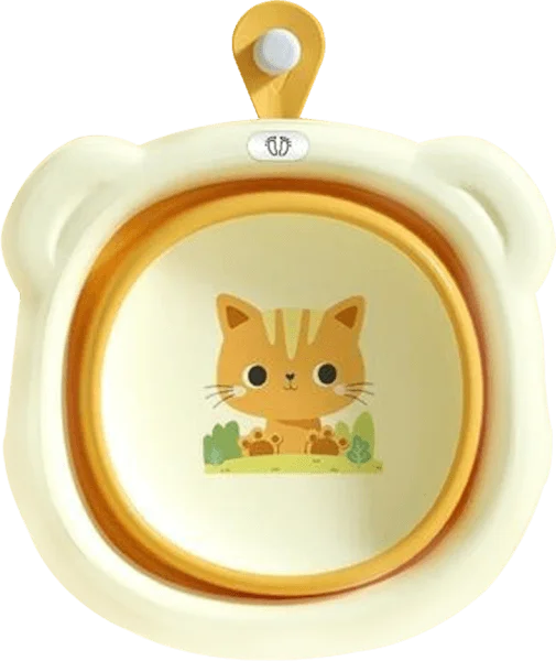 Chậu rửa mặt gấp gọn cho bé Animo (Vàng) (giao mẫu ngẫu nhiên)