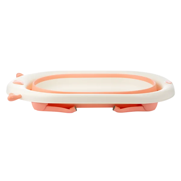 Thau tắm cảm biến nhiệt và gấp gọn Animo (Hồng cam, 6009)