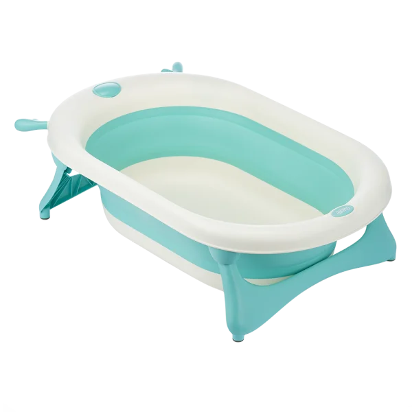 Thau tắm cảm biến nhiệt và gấp gọn Animo (Xanh, 6009) (Xanh)