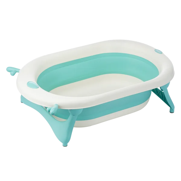 Thau tắm cảm biến nhiệt và gấp gọn Animo (Xanh, 6009) (Xanh)