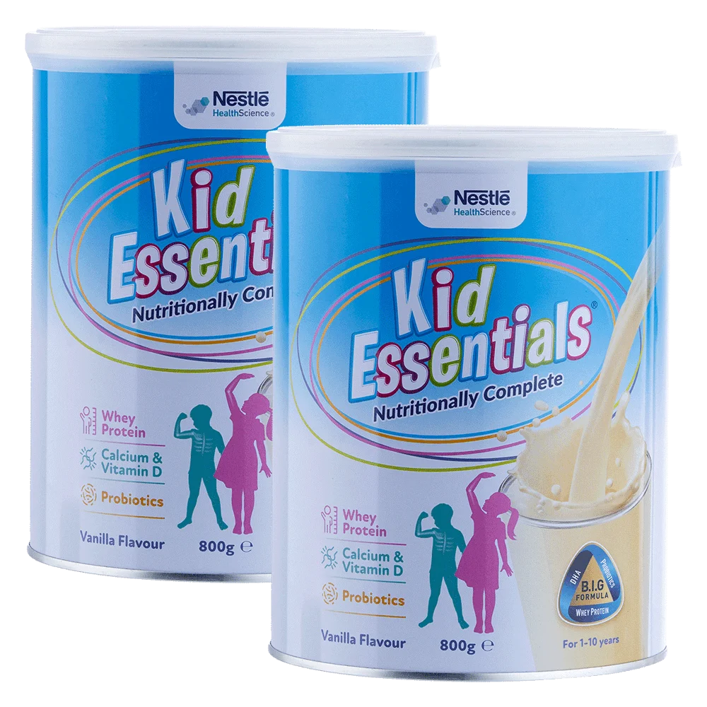 Combo 2 Thực phẩm bổ sung dinh dưỡng dành cho trẻ từ 1 đến 10 tuổi Kid Essentials Nutritionally Complete vị vani