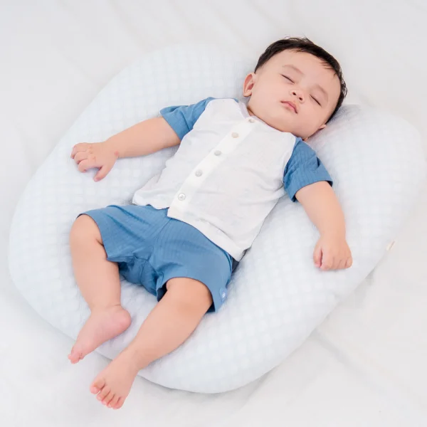 Bộ sơ sinh tính năng ngắn Chống muỗi Animo VĐ722019 (0-24M,Xanh)