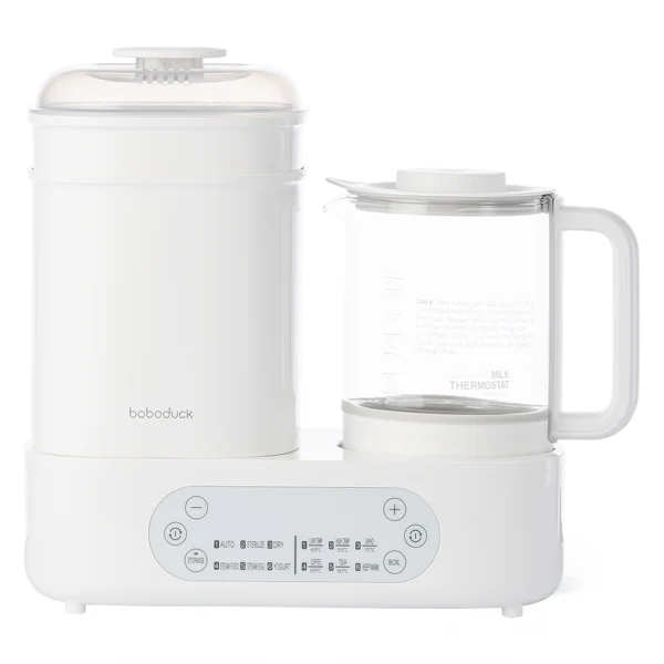 Bình đun và tiệt trùng sấy khô Boboduck F6238 (trắng)