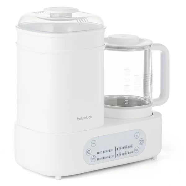 Bình đun và tiệt trùng sấy khô Boboduck F6238 (trắng)
