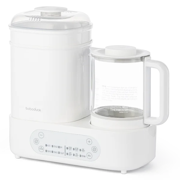 Bình đun và tiệt trùng sấy khô Boboduck F6238 (trắng)