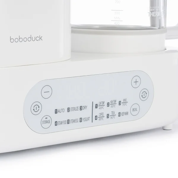 Bình đun và tiệt trùng sấy khô Boboduck F6238 (trắng)