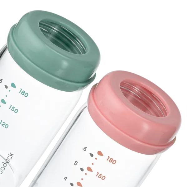 Bộ 2 bình trữ sữa thủy tinh Boboduck