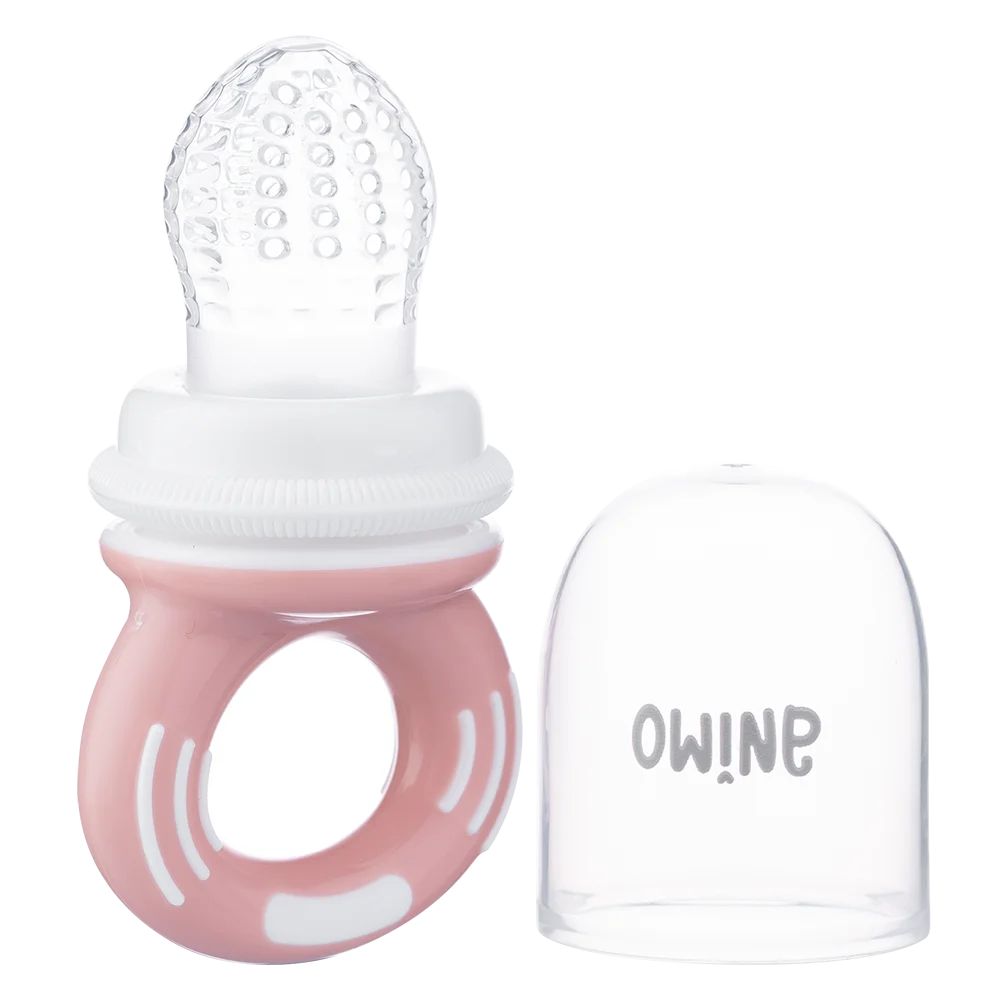 Túi nhai ăn dặm Animo RK-3342, size L (hồng)