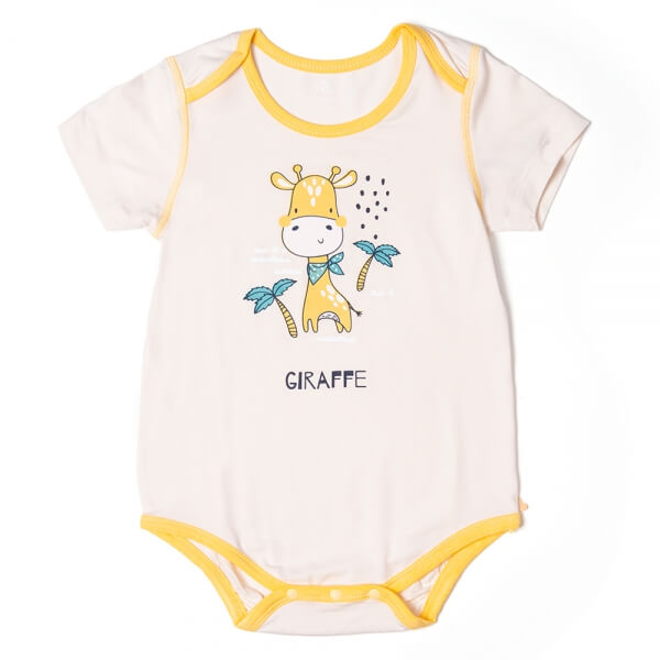 Bodysuit tính năng tam giác, vải modal Bst Thiên nga Animo BMC822080 (9-12M,Vàng)