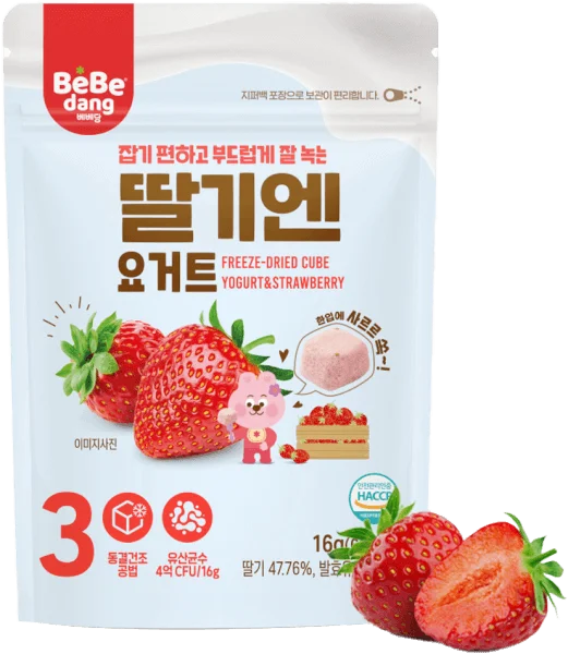 Sữa Chua Sấy Bebedang Vị Dâu Tây