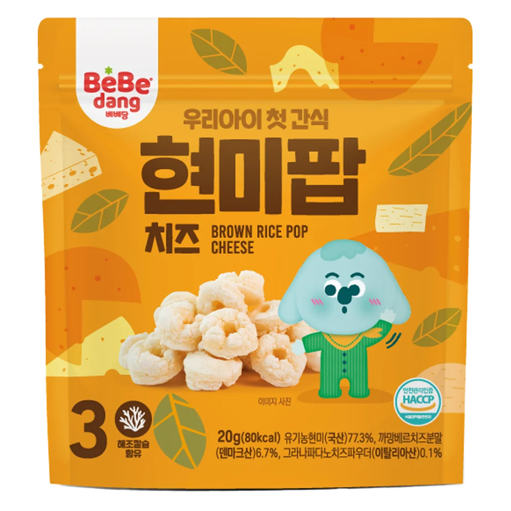 Thực Phẩm Bổ Sung Bánh Vòng Gạo Lứt Bebedang Vị Phô Mai