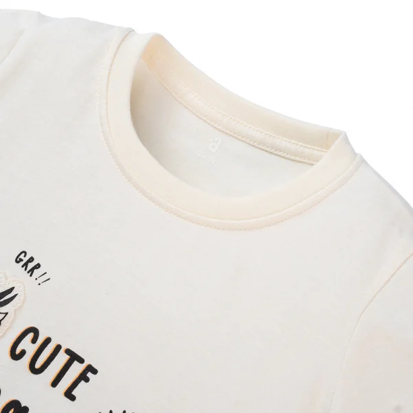 Bộ bé trai ngắn BST Khủng Long Animo HN623013 (6M-6Y,Trắng)