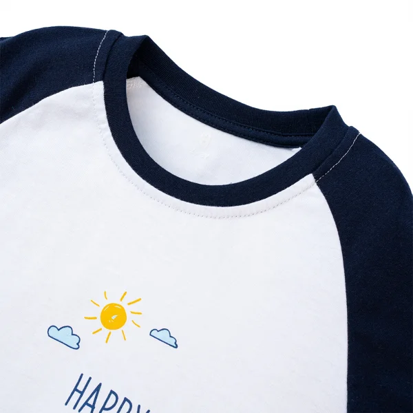 Bộ bé trai ngắn BST Khủng Long Animo HN623011 (6M-6Y,Xanh Navy)