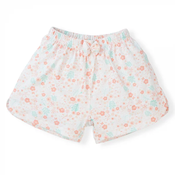 Bộ bé gái ngắn Gấu Koala Animo TQ523031 (6M-6Y,Trắng phối hoa)