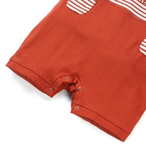 Bộ yếm bé trai ngắn BST Khỉ Kháu Khỉnh Animo HN623019 (6M-4Y, Đỏ)