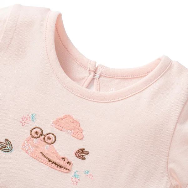 Đầm bé gái BST Sấu Dâu Tây Animo HS523026 (6M-6Y,Hồng)