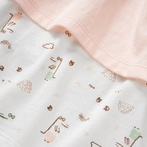 Đầm bé gái BST Sấu Dâu Tây Animo HS523026 (6M-6Y,Hồng)