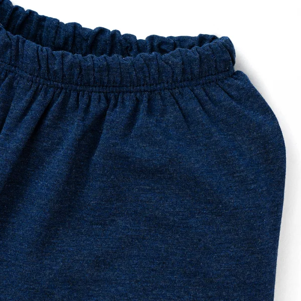 Bộ tính năng ngắn, vải sợi sồi BST Bóng chày Animo BMC123109 (3-24M,Xanh đen)