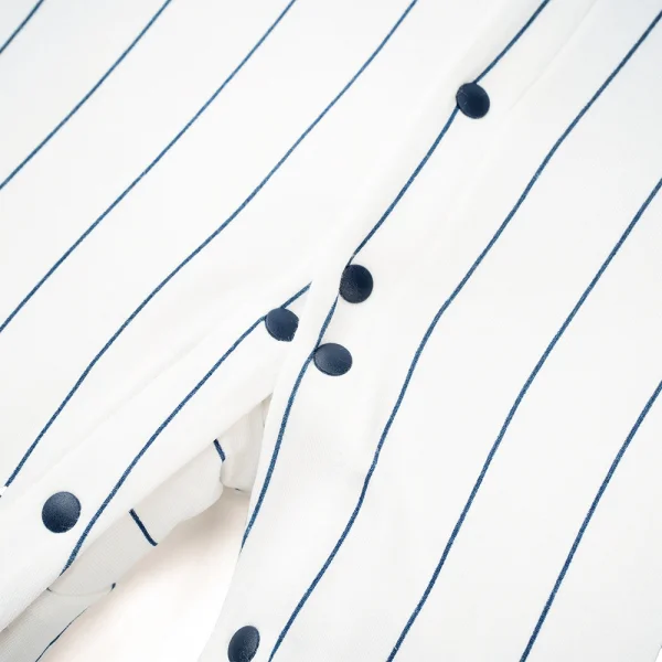 Bodysuit tính năng dài, vải sợi sồi BST Bóng chày Animo BMC123097 (0-12M,Xanh đen)