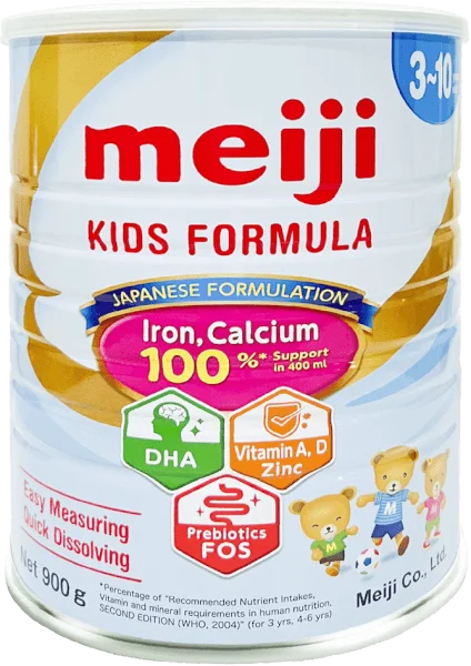 Thực phẩm bổ sung Meiji Kids Formula 900g (3-10 tuổi)