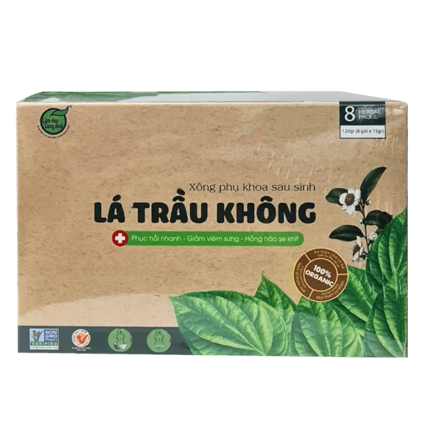 Xông phụ khoa lá trầu không 120g