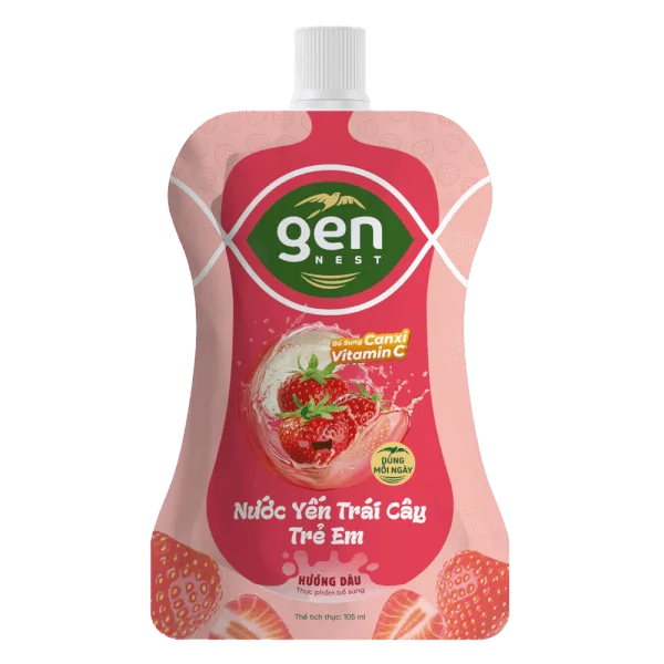 TUI  NUOC YEN GENNEST 105ML 5% Trẻ em Hương Dâu