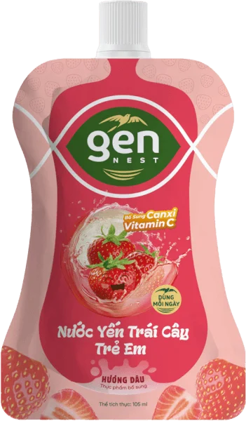TUI  NUOC YEN GENNEST 105ML 5% Trẻ em Hương Dâu