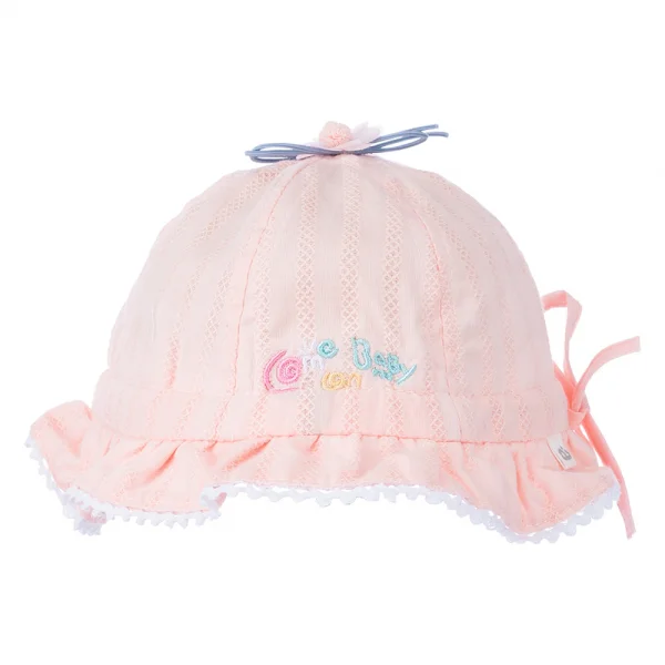 Nón em bé gái vành tròn Animo A2306_MN004 (46cm,Hồng)