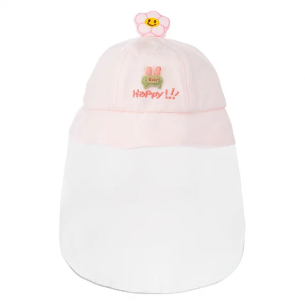 Nón vành tròn khăn voan bé gái Animo A2306_MN003 (46cm,Hồng)