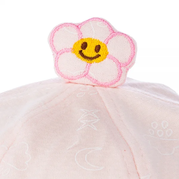 Nón vành tròn khăn voan bé gái Animo A2306_MN003 (46cm,Hồng)