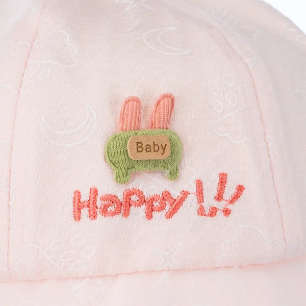 Nón vành tròn khăn voan bé gái Animo A2306_MN003 (46cm,Hồng)