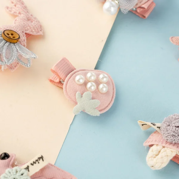 Set kẹp tóc 10 món Animo A2306_MN017 (Hồng)