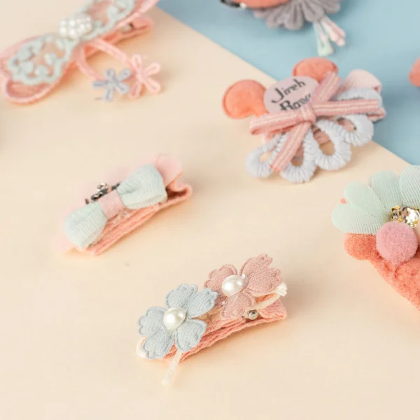 Set kẹp tóc 10 món Animo A2306_MN016 (Hồng)