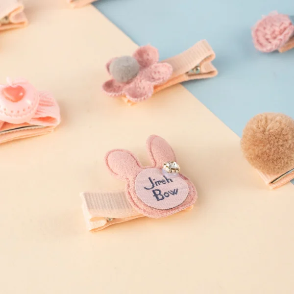 Set kẹp tóc 8 món Animo A2306_MN015 (Hồng)