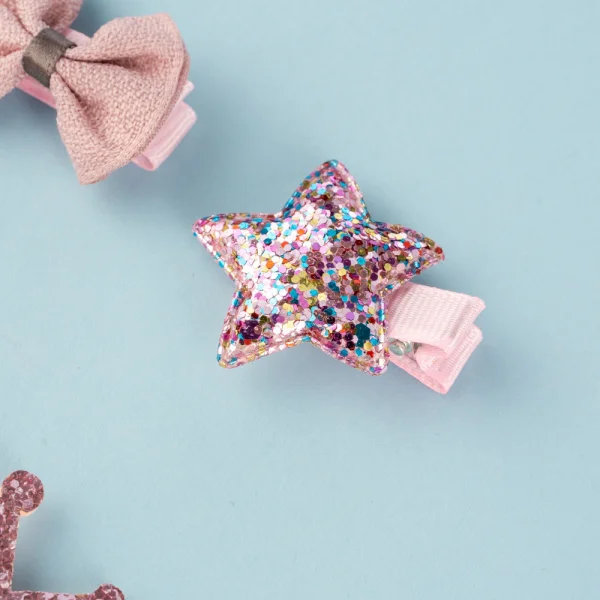 Set kẹp tóc 7 món Animo A2306_MN014 (Hồng)