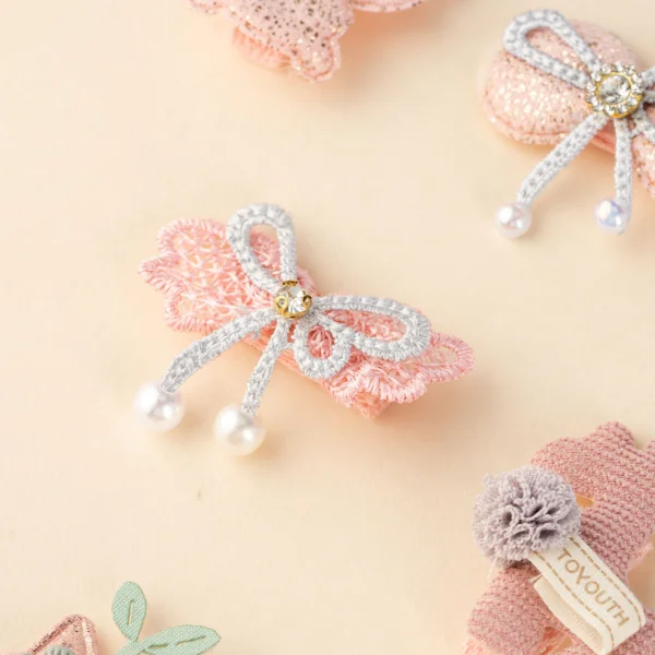 Set kẹp tóc 10 món Animo A2305_MN019 (Hồng)