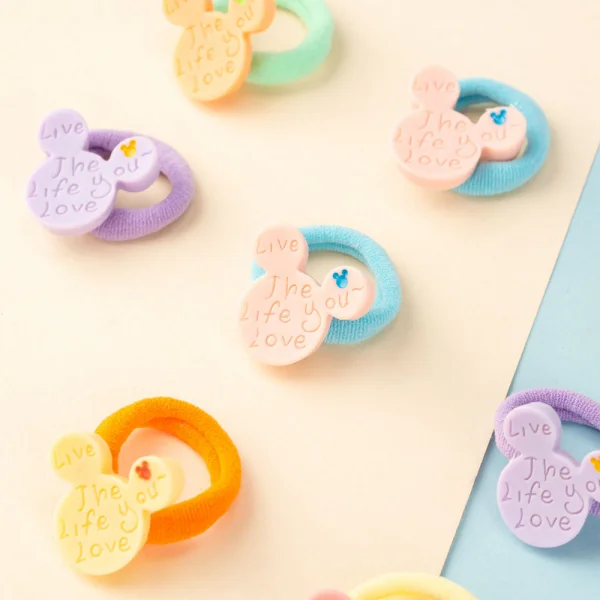 Set cột tóc 10 món hình gấu Animo A2305_MN017 (Nhiều màu)