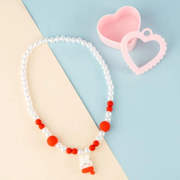 Hộp vòng cổ thỏ cute Animo A2306_MN012 (Đỏ)