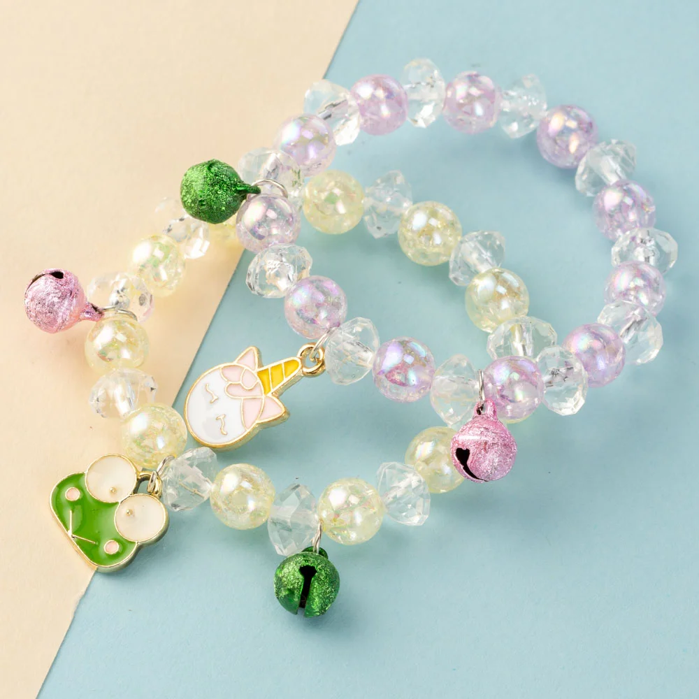 Combo 2 vòng tay lục lạc cho bé Animo A2306_MN010 (Tím_Xanh lá nhạt)