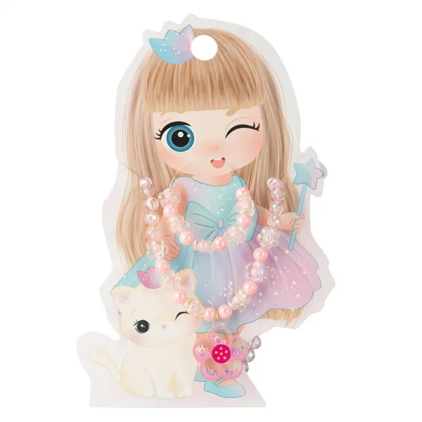 Set 2 món vòng cổ và vòng tay hình hoa Animo A2305_MN014 (Tím)