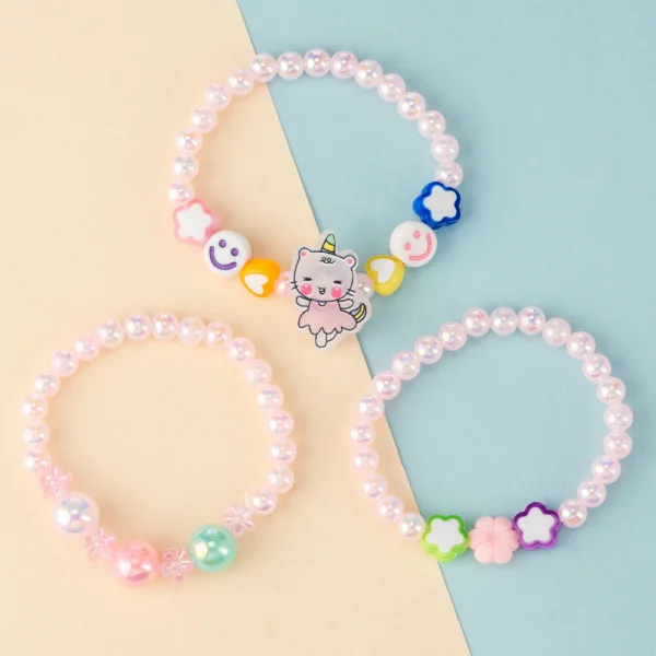 Set 3 vòng tay hình mèo dễ thương Animo A2305_MN013 (Hồng)