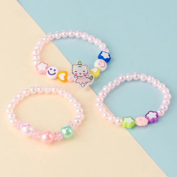 Set 3 vòng tay hình mèo dễ thương Animo A2305_MN013 (Hồng)